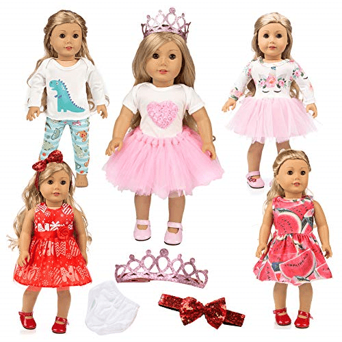 My Life Girls Doll Clothes Baby Journey Accessories American Girls Doll Unicorn Clothes Outfit Pajamas 18 Inch Unicorn American Girls Doll Clothes and Accessories for 18 American Girls Dolls Clothes 